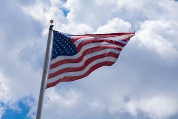 American flag of USA