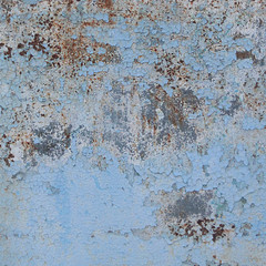the texture of the rust