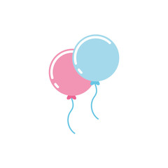 Party and celebration balloons vector design