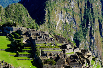 Machu Picchu at a clear sunny day