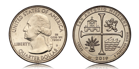american quarter dollar coin from 2019