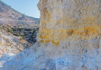 Vulkankrater Stefanos im Lakki-Tal von der Insel Nisyros Griechenland
