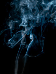 smoke texture on black background