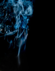 smoke texture on black background