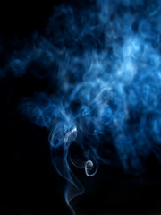 smoke texture on black background