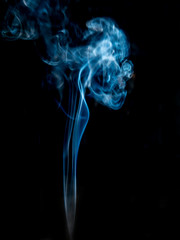 smoke texture on black background