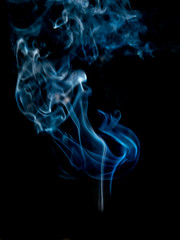 smoke texture on black background