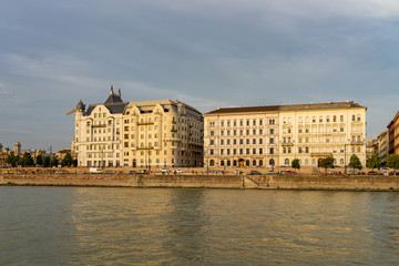 Fototapeta na wymiar Panorama cityscape view in Budapest, Hungary.