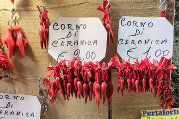 corni di ceramicaportafortuna 