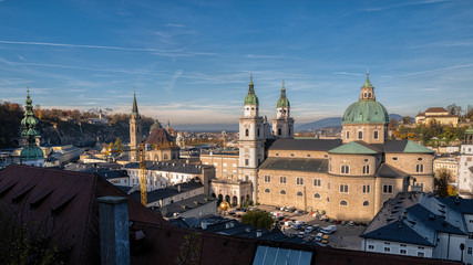 Fototapeta na wymiar Blick auf Salzburg