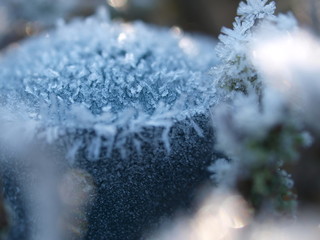Eiskristalle, ice crystals, winter, makro, close up