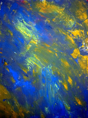 Abstract background, oil, canvas. Photo, palette for painting, different color combinations of paint.