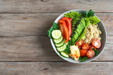 Healthy lunch bowl
