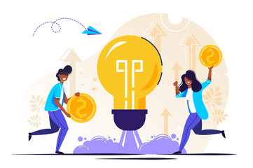 Business ideas vector illustration.