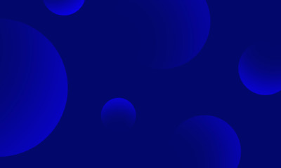 Blue circles gradient on blue dark abstract background. Modern graphic design element.