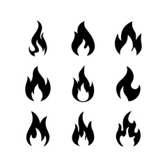 Fire icon trendy