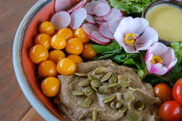 Green Organic Salads from the Farm