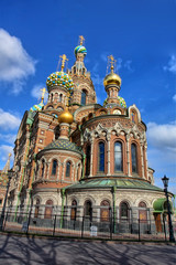 Fototapeta na wymiar The Church of the Savior on Spilled Blood in Saint Petersburg, Russia.