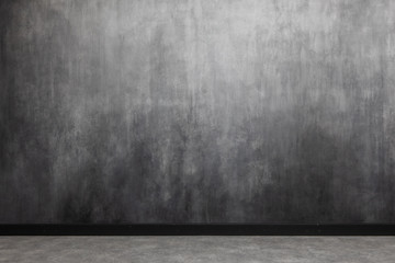 Interior with the gradient painted wall. spotty surface with copy space. Light gray wall with abstract spots and stripes.