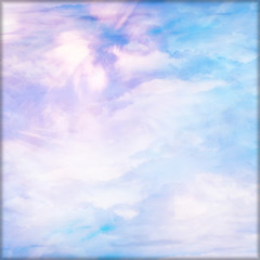 abstract pink colored background / blurred multicolored clouds, spring background