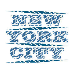 New York typography, t-shirt NY, design graphic