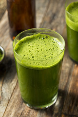 Homemade Green Matcha Beer