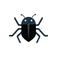 Virus alert message bug icon