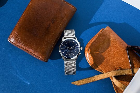Elegant business men fashion no brand wrist watch, men fashion