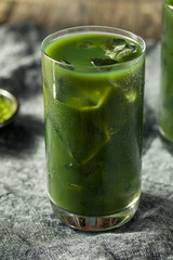 Homemade Iced Matcha Drink