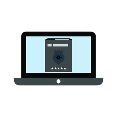 Website browsing security protection icon