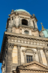 Fototapeta premium View of the Cathedral from the park Lustgarten, Berliner Dom in Berlin, Germany
