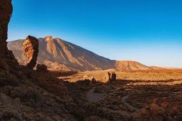 Mount teide landscape blue sky