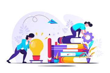 Business concept of vector illustration