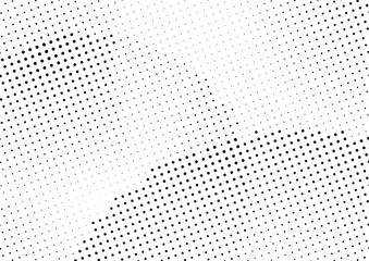 Abstract halftone dotted background. Monochrome pattern with dot and circles.  Vector modern pop art texture for posters, sites, business cards, cover postcards, interior design, labels, stickers.