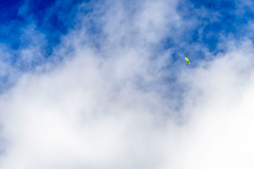 Naklejka na ściany i meble Paraglider, Schladming, Steiermark, Österreich