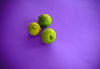 Isolated Palestinian sweet lime or Indian sweet lime or common sweet lime or Mexican Lima on a...