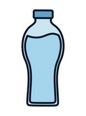 water bottle liquid fresh icon design