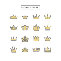 CROWN ICON SET