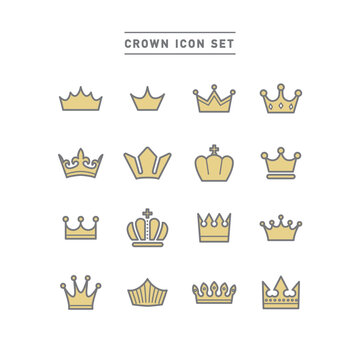 CROWN ICON SET