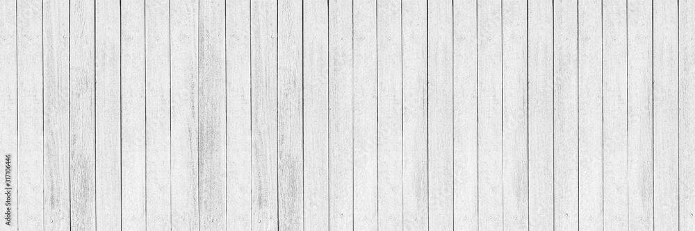 Poster horizontal white wood design for pattern and background