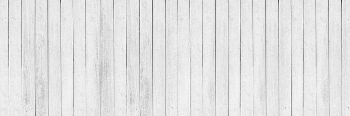 Foto op Canvas horizontal white wood design for pattern and background © eNJoy Istyle