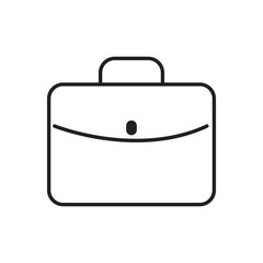 Suitcase icon vector symbol