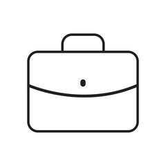 Suitcase icon vector symbol