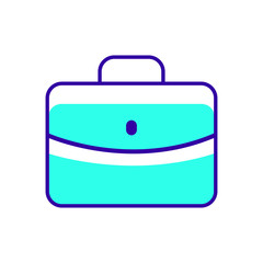 Suitcase icon vector symbol