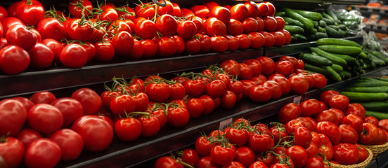 strawberries at the market