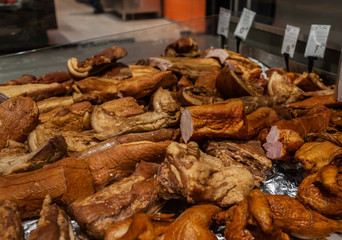 dried fish in market