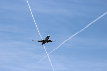 helicopter in the sky