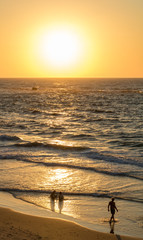 Fototapeta premium sunset on the beach