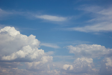 Sky blue clouds background texture turquoise sunny cloudy