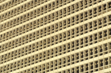 Grid of Office Windows, Los Angeles, California